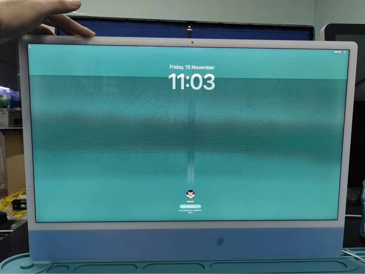 Panel sọc ngang, nháy hình